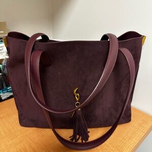 House of Harlow 1960 Deep Purple Tote